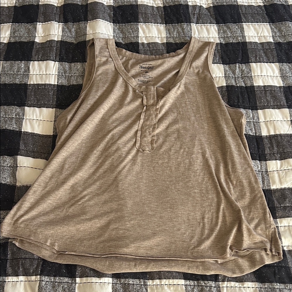 Women's Casual Tan Tank Top